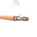 Витая пара F/UTP кат 5E 2х2х0.52 PVCLSнг(А)-FRLSLTx оранжевый 305м
