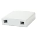 Оптическая абонентская розетка (без адаптера) Hyperline FO-WB86-FTTH-2UN-WH