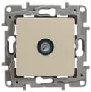 Розетка телевизионная TV СП Etika 2дБ 0-2400МГц с топологией «звезда» механизм сл. кость Leg 672351