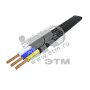 Кабель силовой ППГ-П нг(А)-HF 3х1.5ок(N.PE)-1 однопроволочный черный (бухта) Алюр