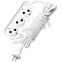 Удлинитель бытовой 3х5м без заземления 6А У6-639М 639м-05 Универсал