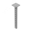 Стойка потолочная сварная для средних нагрузок 30х50х600 мм, толщ. 2,5 мм, гальван. цинк OSTEC