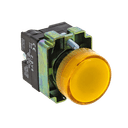 Лампа сигнальная BV65 желтая EKF