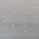 Гирлянда светодиодная Айсикл бахрома 5х06м с эффектом мерцания прозрачный провод IP44 230В диоды БЕЛЫЕ 112LED NEONNIGHT 255525