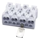 Клемма монтажная с заземлением, 4 контактные группы, FERON