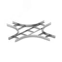 Крестообразный разветвитель для лестничного лотка НЛО 500х100х3000, толщ. 1,5 мм, Сендзимир цинк