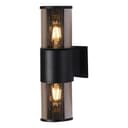 Светильник садовопарковый Feron DH1302 на стену вверхвниз E27 230V черный 51331