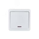 VIOLA Выключатель с подсветкой белый (12шт/144шт) Lezard