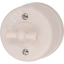 Выключатель Лизетта 2-кл., пластик, цвет Песочное золото