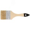 Кисть флейцевая "Лайт", натур. cветлая щетина, деревянная ручка 2.5" (63 мм)