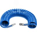 Шланг спиральный воздушный с фитингами рапид 10 м, 6х8 мм, 15 бар, Професиионал