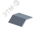 Крышка лотка монтажного углового 45 вниз ЛР45Н.300.15.250.1,2.1