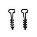 Дюбель-хомут для плоского кабеля 5-10мм черн. (уп.100шт) TOKOV ELECTRIC TKE-DH-5-10-PK-C05