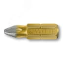 Бита PZ2X25 мм 1/4" C6.3 Industrial Diamond алмазное напыление