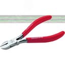 Бокорезы для электроники 115 мм закругленные, без фаски C1,6 ручки пластик NWS