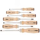 Набор отверток ударных SL/PH/PZ с деревянной рукояткой, 7 шт Felo