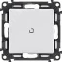 Valena LIFE Выключатель 10АХ 250В с подсветкой С лицевой панелью Белый