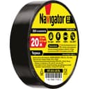 Изолента чёрная Navigator 71 103 NIT-B15-20/BL (10шт/упак)