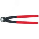 Клещи вязальные для арматурной сетки резка - проволока средней твердости 24мм твердая проволока 16мм режущая кромка 61 HRC / 25мм L=250мм черные обливные рукоятки