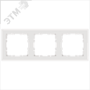Рамка G-Classic 3-постовая, цвет белый глянцевый Jasmart