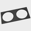 Рамка на 2 светильника Italline IT088015 IT088015 black