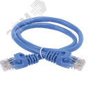 Патч-корд категории 5Е UTP 1м синий GENERICA