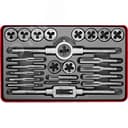 Набор метчиков и плашек, сталь 9ХС 24 предмета