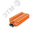 Клемма TP 1-2 проходная Push-in, сечение 2,5 мм. кв., оранжевая SUPU