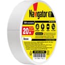 Изолента белая Navigator 71 102 NIT-B15-20/WH (10шт/упак)