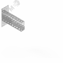 Консоль с опорой  85х40 основ. 150 s: 3 П-образная горячий цинк