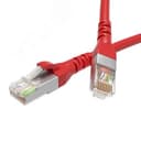 Патч-корд экранированный CAT5E F/UTP 4х2 LSZH красный 7м RN5EFU4570RD DKC