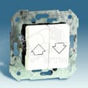 Механизм для управления жалюзи (кнопки без блокировки), 10А 250В, S27, белый Simon