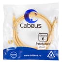Патч-корд UTP, категория 6, 3 м, неэкранированный, желтый Cabeus PC-UTP-RJ45-Cat.6-3m-YL