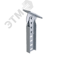 Крепление к потолку для I-образного профиля BPM-50шарнирное, горячеоцинкованное DKC