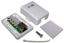 Розетка настенная, 1 порт RJ-45, категория 6, экранированная, белая TWT TWT-SM1-45/S6-WH