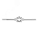 Плашкодержатель 38х14 (М12-М15, G, K, RС 1/4) Hortz