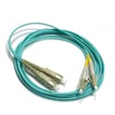 Шнур оптический LC-SC, duplex, 50/125, OM3, LSZH, 1 м LANMASTER LAN-2LC-2SC/OM3-1.0