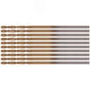 Сверла HSS по металлу, титановое покрытие 1.0 мм (10 шт)