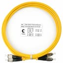 Шнур оптический duplex FC-FC 9/125 sm 3м LSZH Cabeus FOP(d)-9-FC-FC-3m