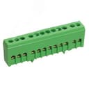 Шина ЗЕМЛЯ в корпусе изолированная на DIN-рейку ШНИ-6х9-12-К-З YNN10-69-12KD-K06 IEK