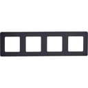 Рамка 4-м Inspiria антрацит Leg 673963