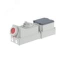 Розетка наружной установки с механической блокировкой и DIN-рейкой на 6 модулей IP67 16А 3P+E+N 400В