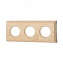 Шедель Рамка 3 постовая для скрытого монтажа (Натурэль на бревно 200мм) BF4C20-630-10 Бирони