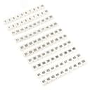 Маркеры для JXB-ST/Push-in 2,5 с нумерацией 1-50 для крепления сбоку (100 шт.) EKF