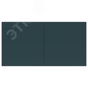 Розетка ATLASDESIGN двойная с заземлением со шторками сдвижная крышка 16А в сборе изумруд