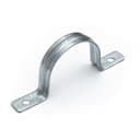 Скоба металлическая двухлапковая усиленная противопожарная СМДУ d48-50 мм отв. d 6,5 мм (50шт/250шт уп/кор) Промрукав