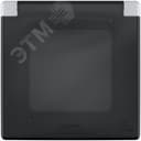 Рамка с защитной крышкой IP 44 INSPIRIA алюминий LEGRAND