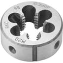 Плашка М20x1.5мм, сталь 9ХС, круглая ручная