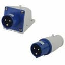 Вилка 023 переносная 2Р+РЕ 32А 220В IP44 REXANT (11-8903)