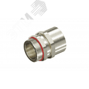 Взрывозащищенный кабельный ввод ANF под небронированный кабель M32х1,5/M32х1,5 D15-24мм. Никелированная латунь. IP66/68